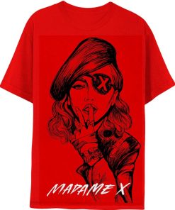 Best Madonna Maglietta Madame X Schizzo