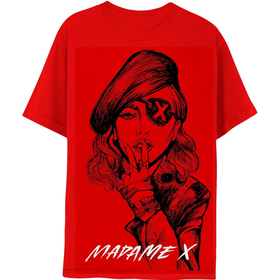 Best Madonna Maglietta Madame X Schizzo