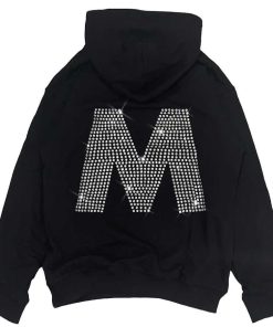 Clearance Madonna La Felpa Con Cappuccio Con Strass Celebration Tour