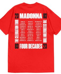 Online Madonna La Maglietta Rossa Del Celebration Tour