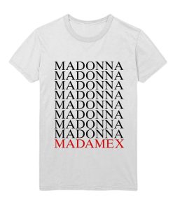 New Madonna Maglietta Madonna Madame X Logo - Bianca