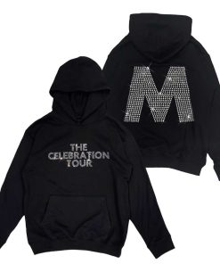 New Madonna La Felpa Con Cappuccio Con Strass Celebration Tour