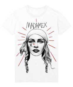 Hot Madonna Maglietta Con Schizzo Di Madonna Madame X Tour