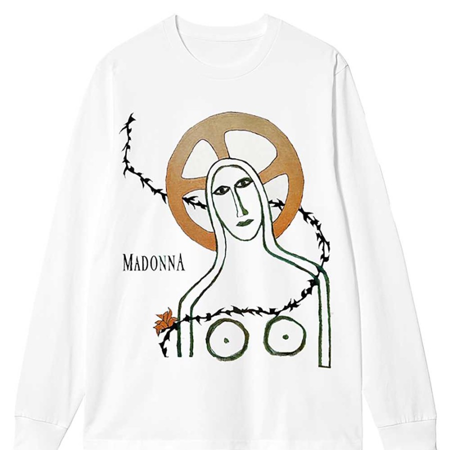 New Madonna Maglietta Oversize A Maniche Lunghe Like A Prayer