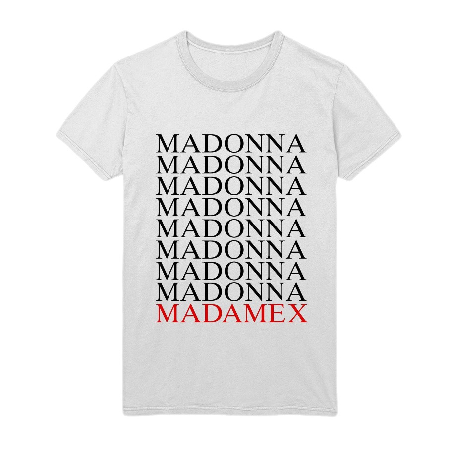 Best Madonna Maglietta Madonna Madame X Logo - Bianca