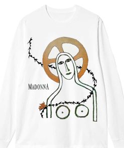 Hot Madonna Maglietta Oversize A Maniche Lunghe Like A Prayer