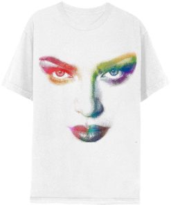 Online Madonna Maglietta M4Pride Con Faccia Arcobaleno